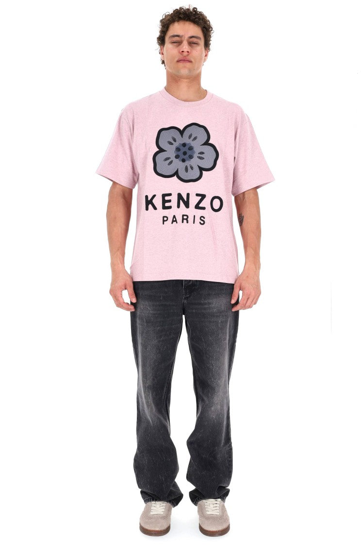 Kenzo Boke Flower Embroidered Cotton T-Shirt