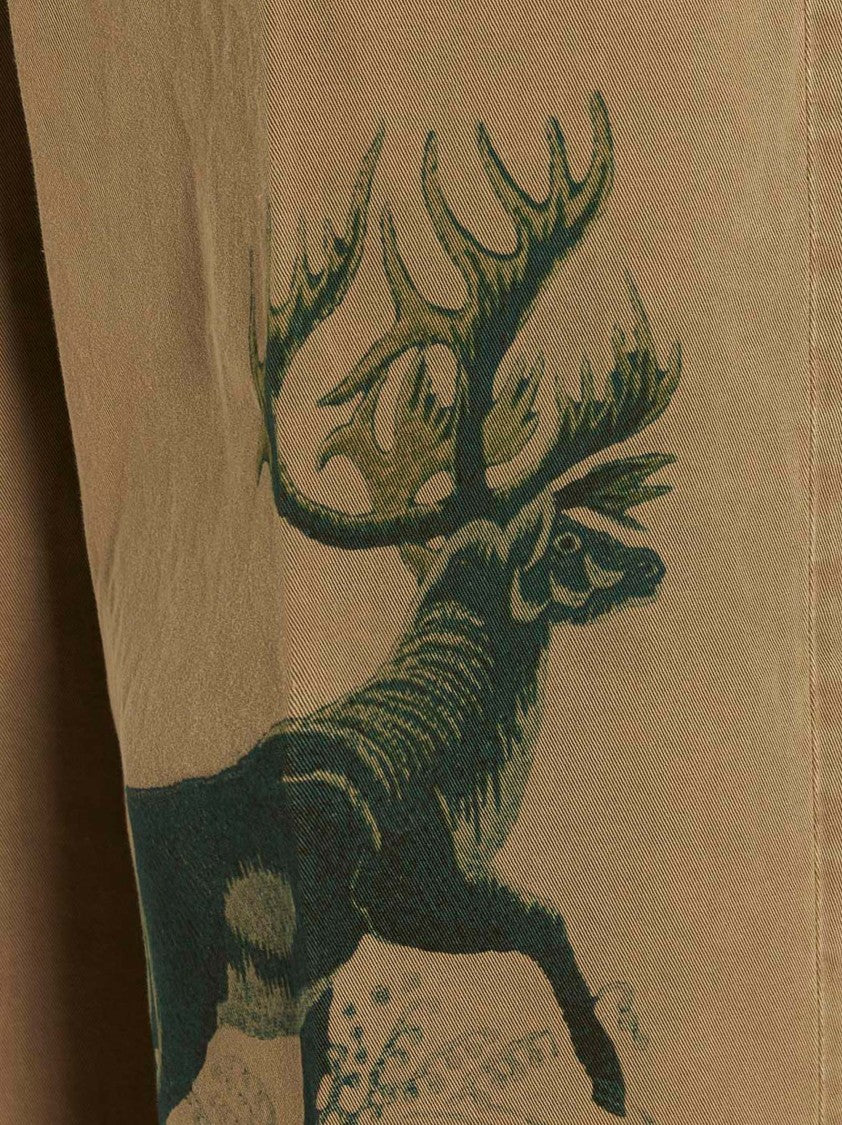 Incotex Red X Facetasm Printed Cotton Trousers