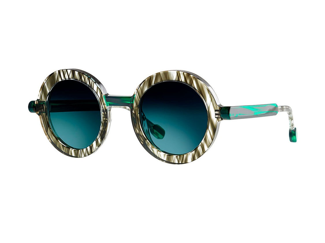 Theo Popsi Marbled Round Acetate Sunglasses