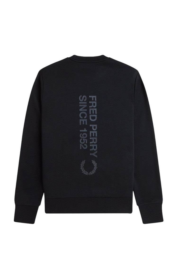 Fred Perry Regular Fit Sweatshirt With Bold Logo Print