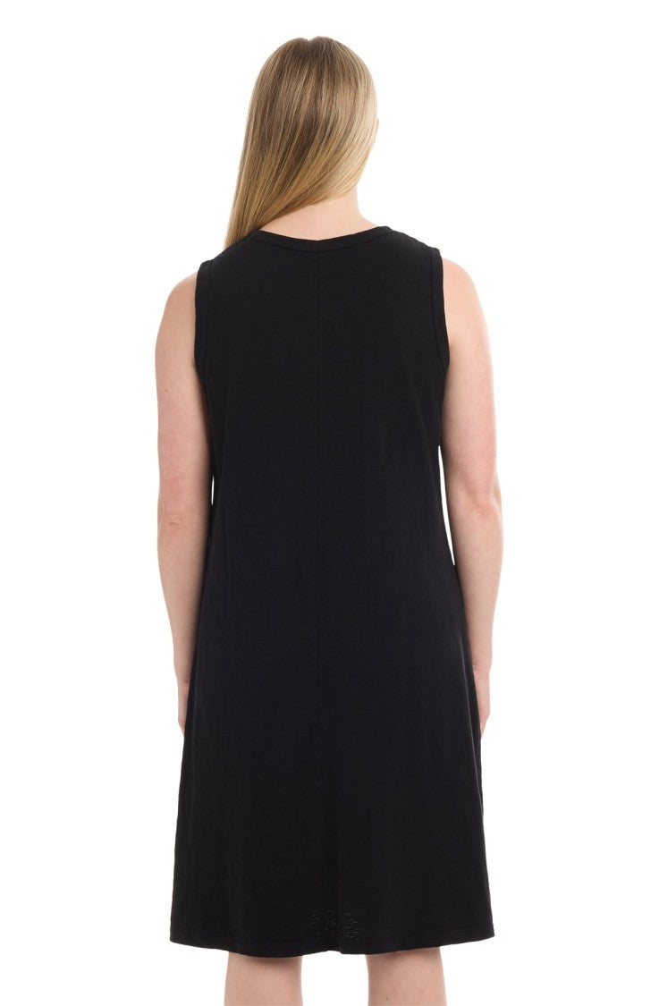 Wilt Sleeveless Lace Yoke Dress