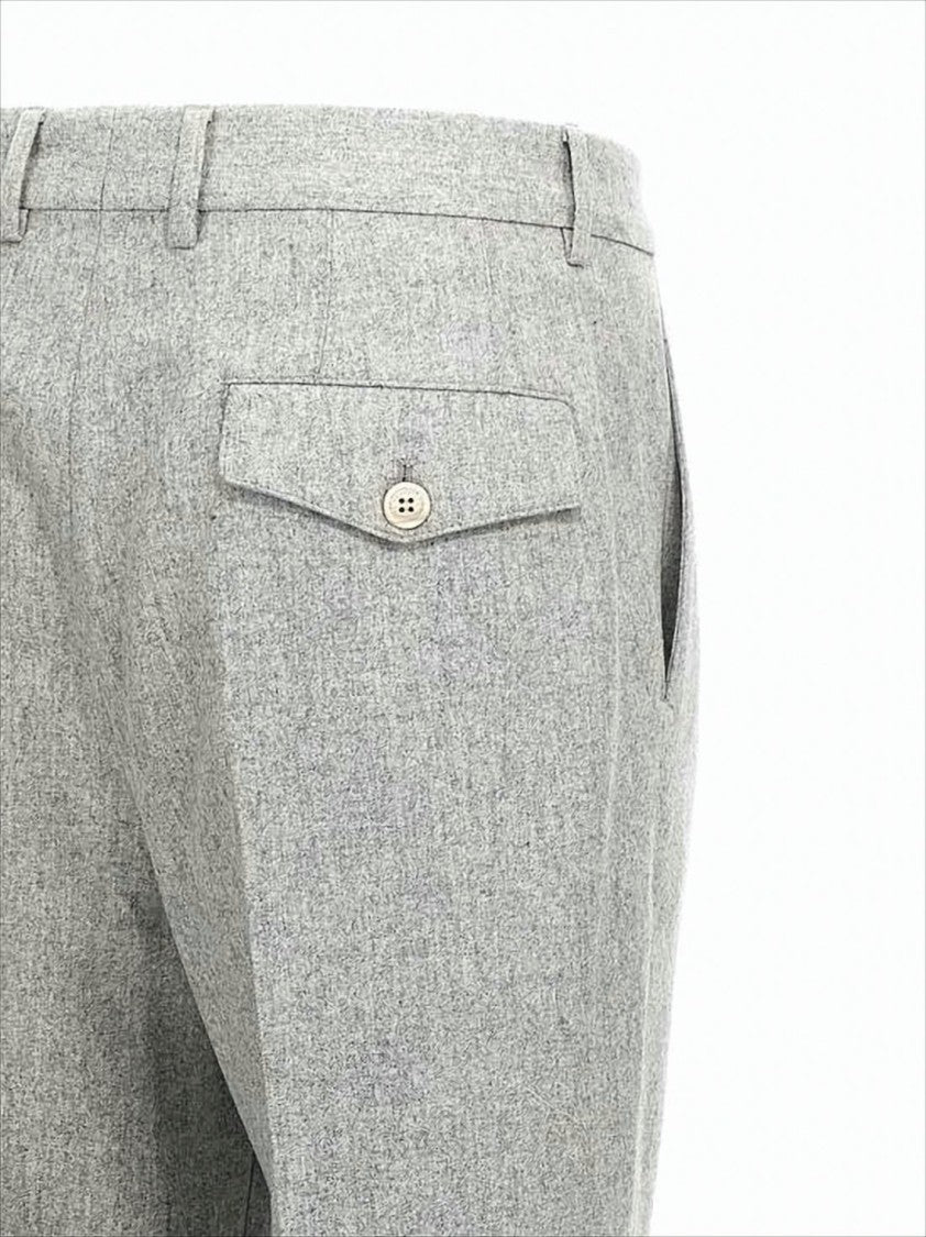 Brunello Cucinelli Tailored Grey Suit Pants