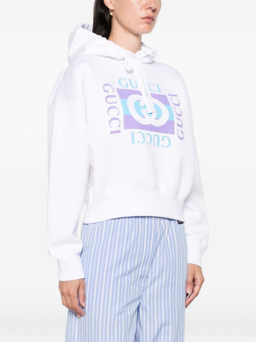 Gucci Hooded Sweatshirt With Print