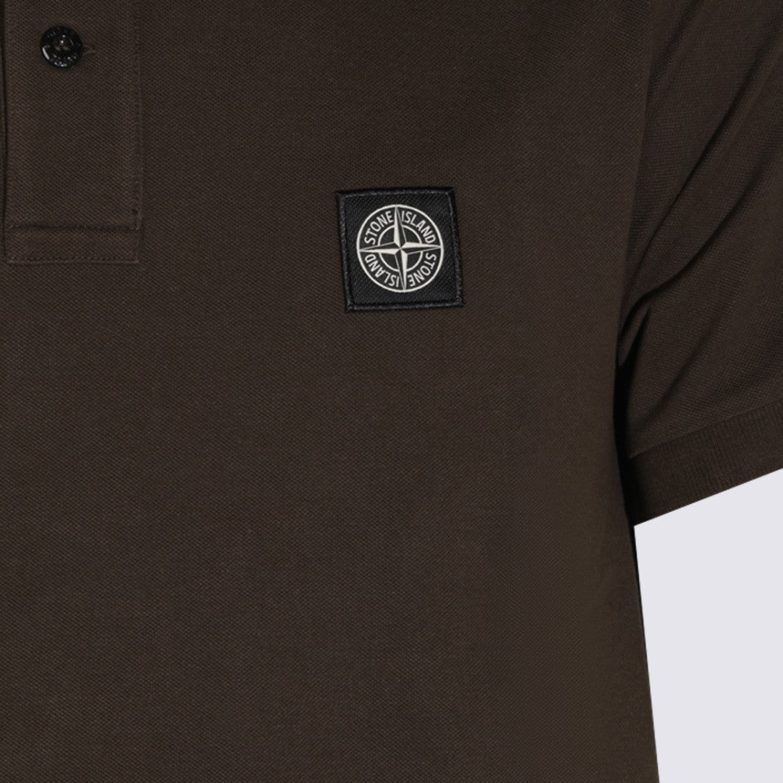 Stone Island Short-Sleeved Polo Shirt With Classic Collar