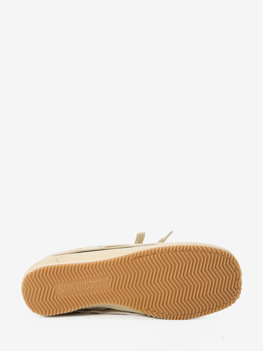 Jacquemus Moccasin-Toe Leather Loafers With Lace-Up Detail