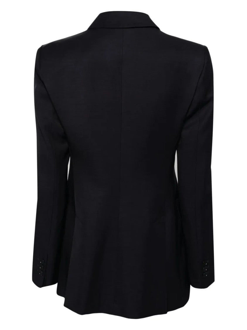 P.A.R.O.S.H. Double-Breasted Tailored Jacket With Notched Lapel