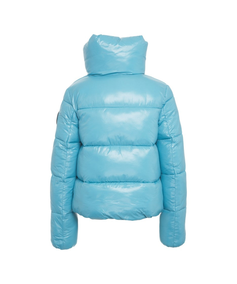 Save The Duck High-Collar Quilted Puffer Jacket With Plumtech Insulation