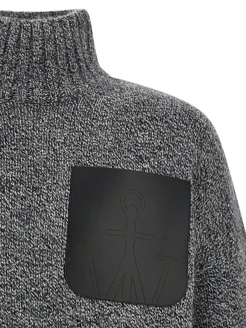 J. W. Anderson Leather Patch Pocket' Sweater