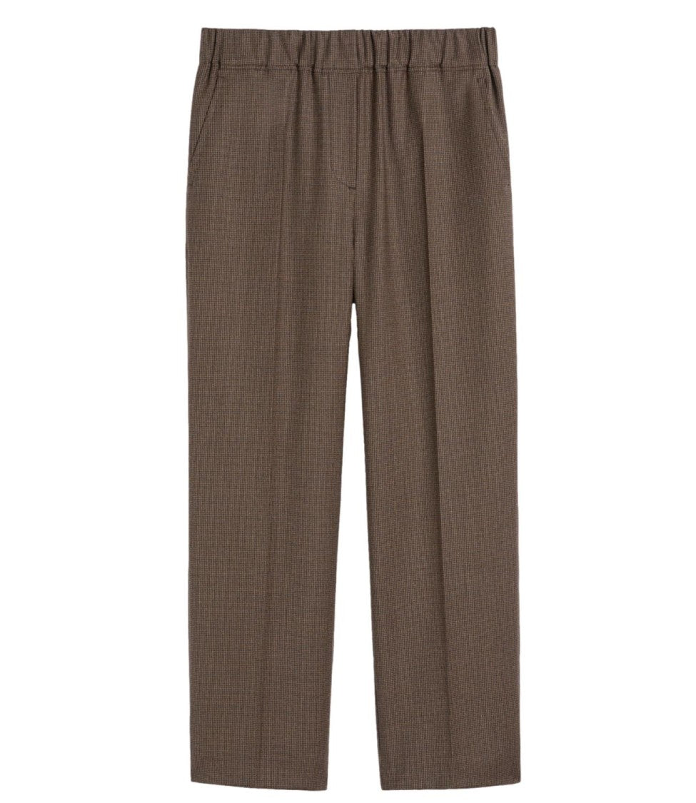 Max Mara Classic Straight-Leg Pants With Elastic Waistband