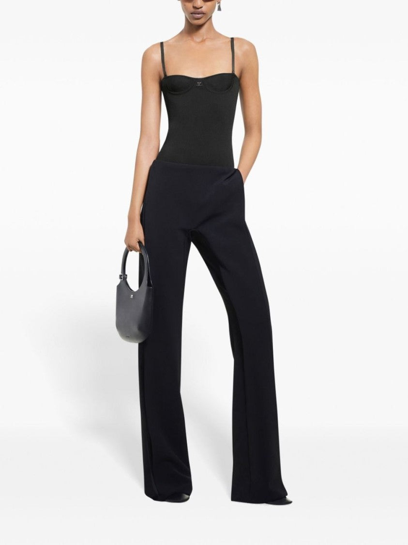 Courrèges Layered Black Trousers
