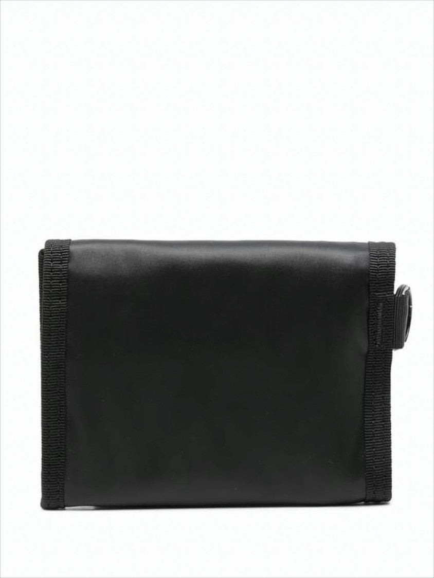 Porter Compact Black Nylon Wallet With Velcro Closure