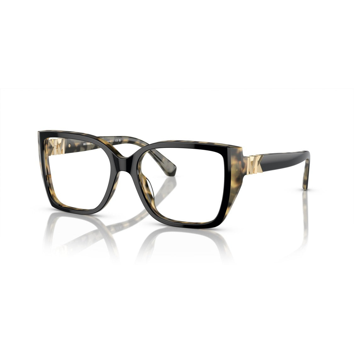 Michael Kors 0Mk4115u Oversized Square Frame Eyeglasses With Tortoiseshell Finish