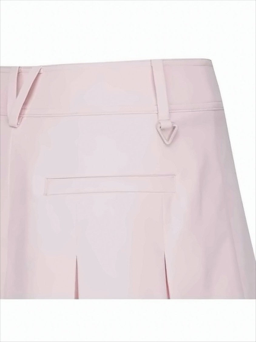 Vice Golf Pleated Mini Skirt With Integrated Shorts And Logo Detail