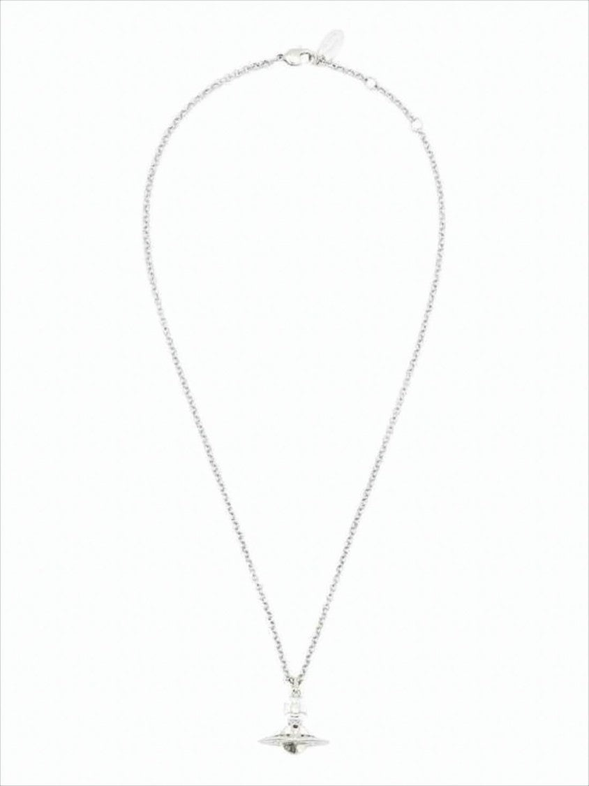 Vivienne Westwood Silver-Tone Necklace With Distinctive Orb Pendant