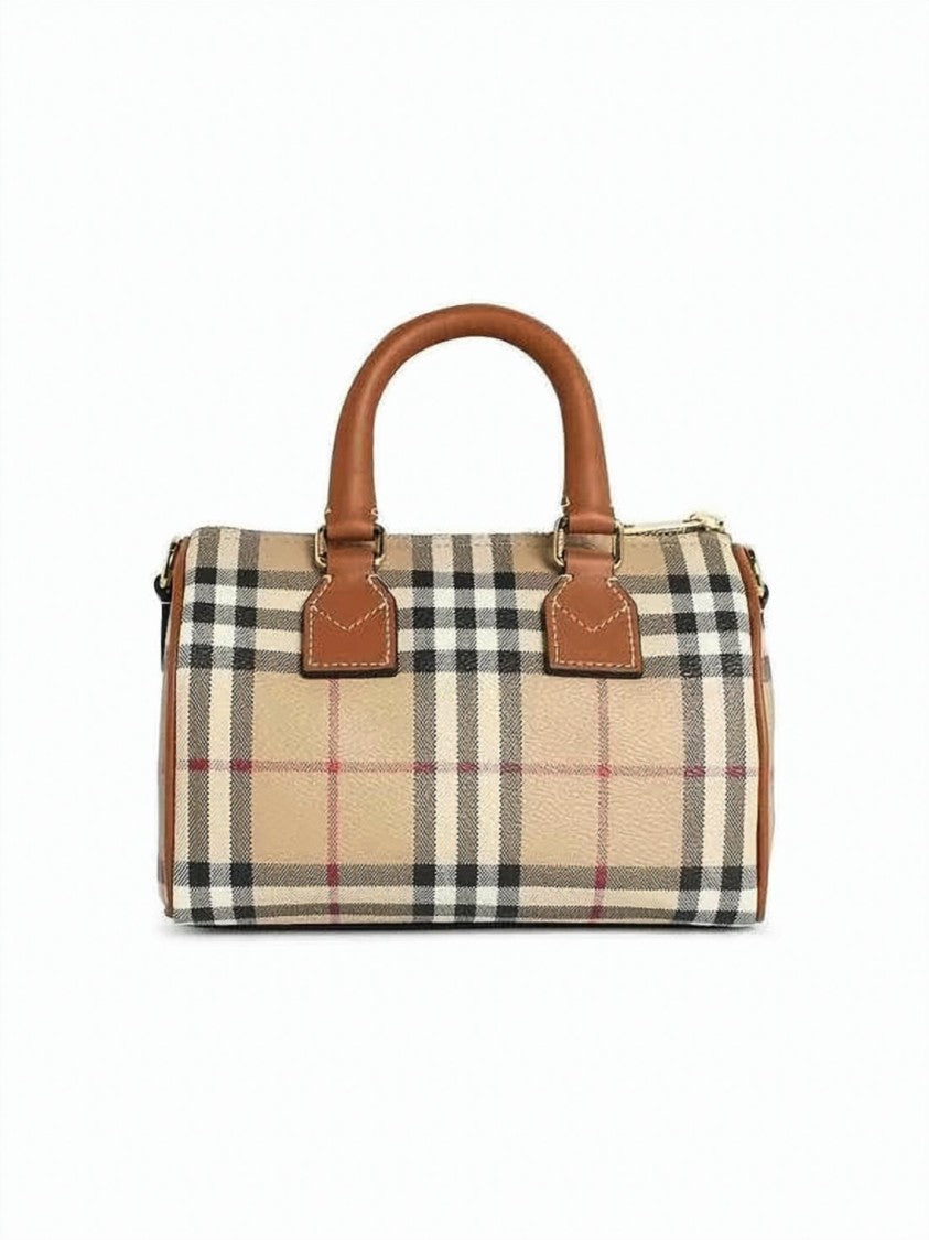Burberry Compact Bowling-Style Tote Bag