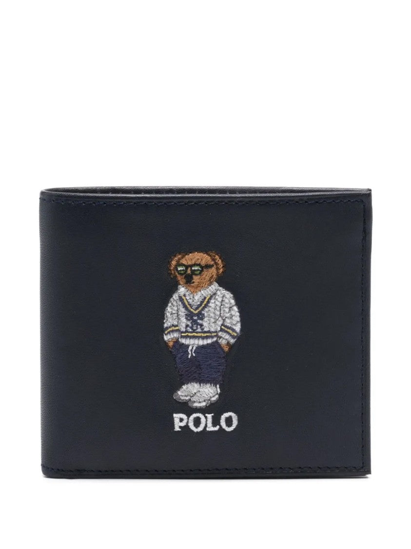 Polo Ralph Lauren Medium Billfold Wallet With Embroidered Character Detail