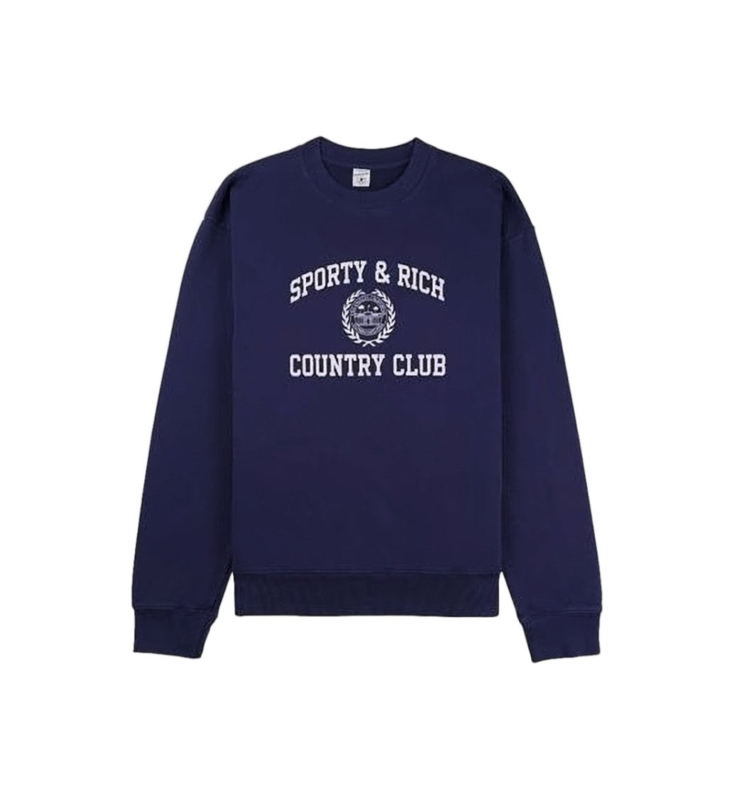 Sporty And Rich Long-Sleeve T-Shirt With Bold Graphic Print