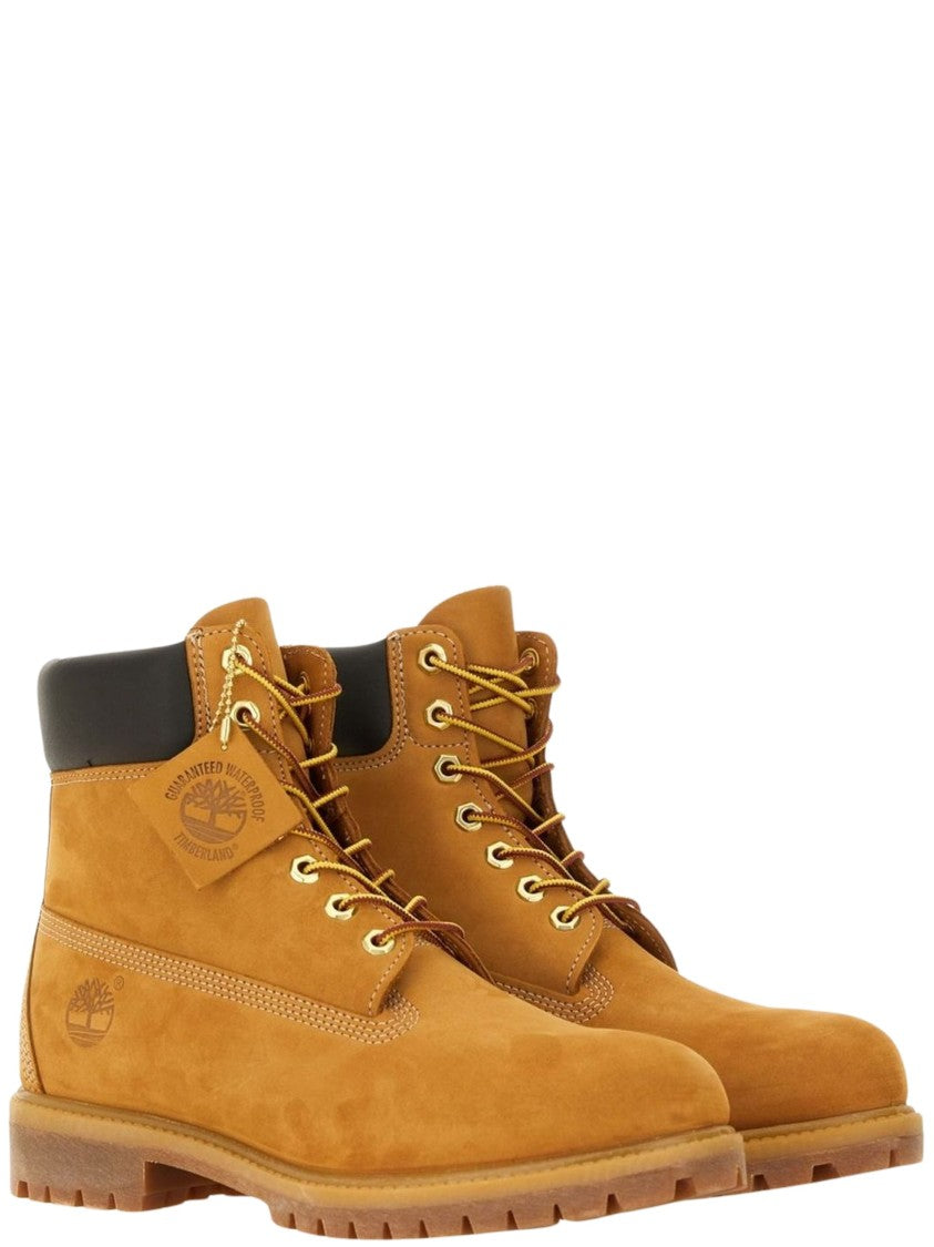 Timberland Brown Premium 6-Inch Lace-Up Waterproof Boots