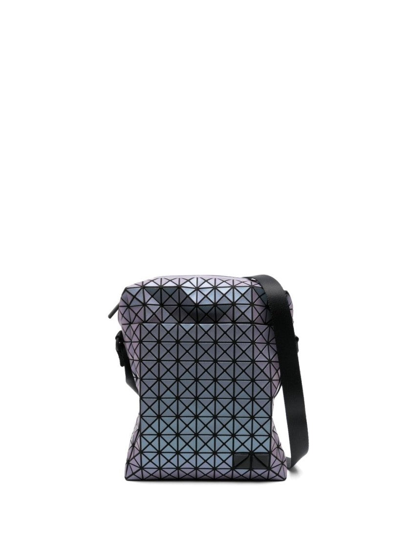 Bao Bao Issey Miyake Violet Blue Shoulder Bag With Zip Closure