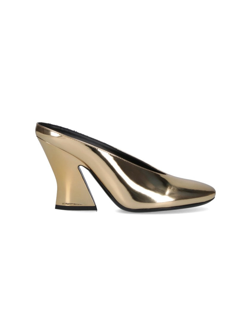 Givenchy Pointed Toe Golden Mule