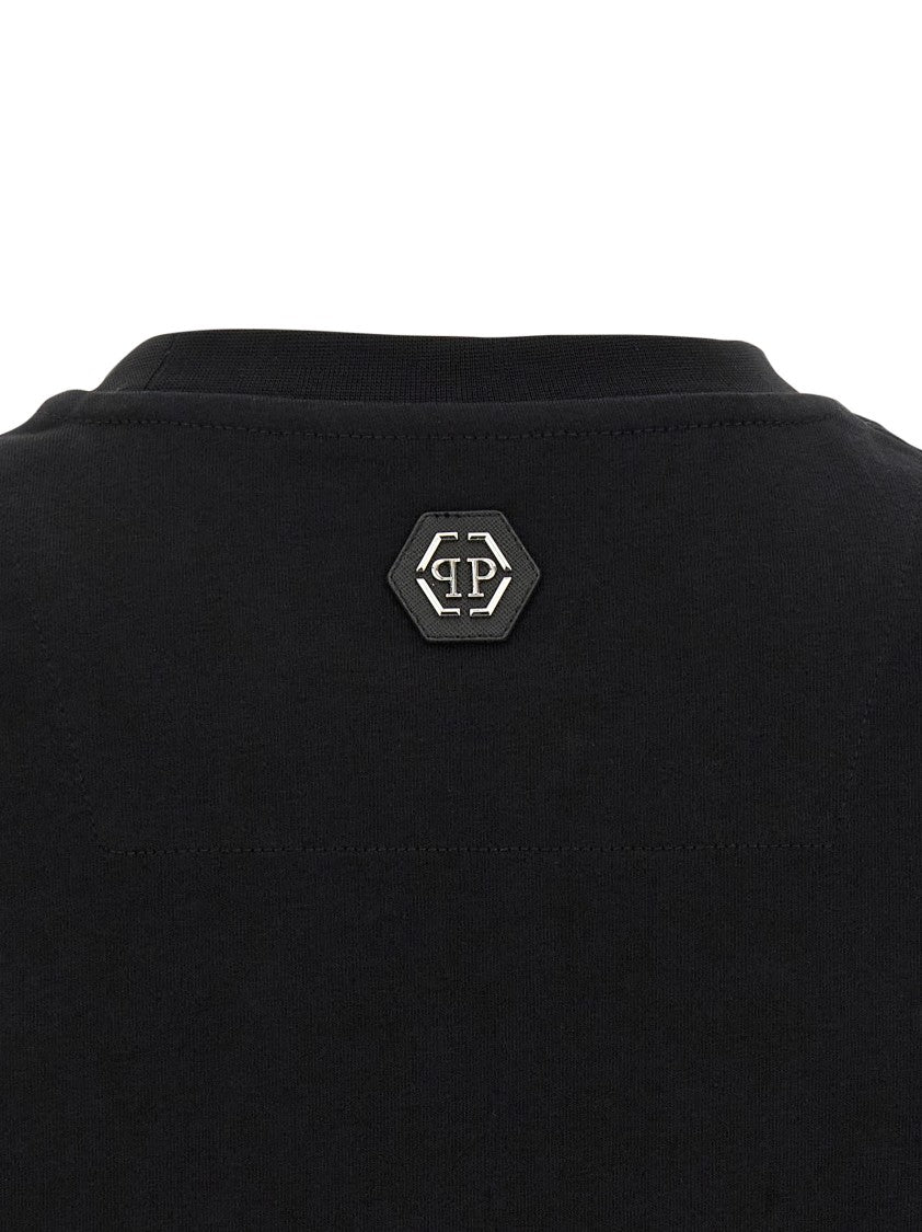 Philipp Plein Skull Strass' T-Shirt