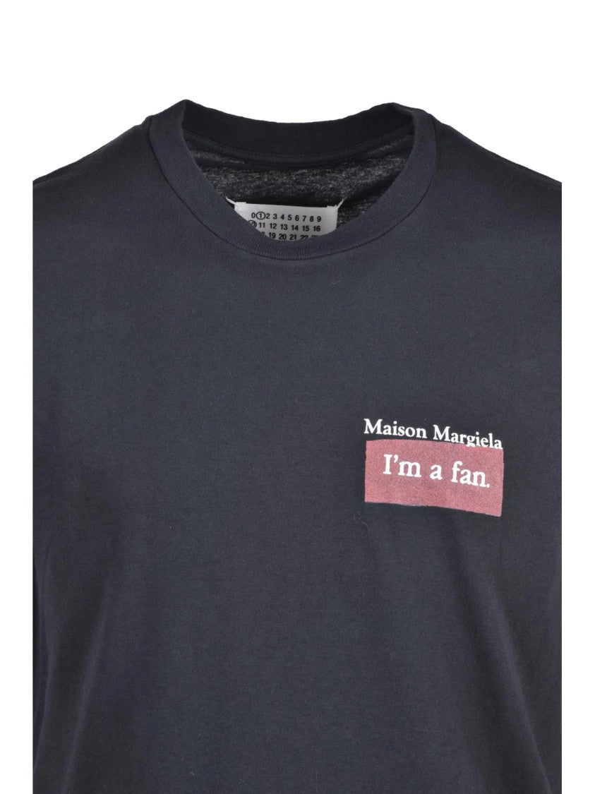 Maison Margiela Black Cotton T-Shirt