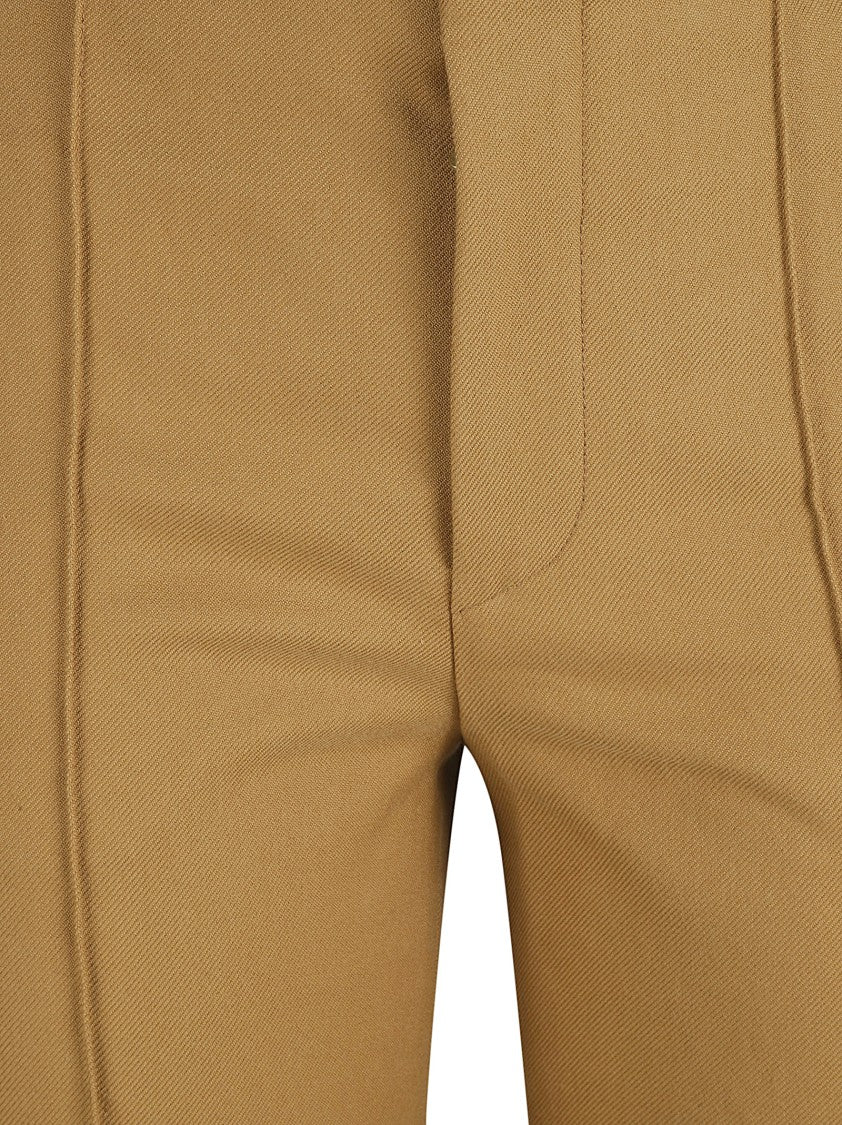 Chloé High-Waisted Tailored Trousers With Flared Legs