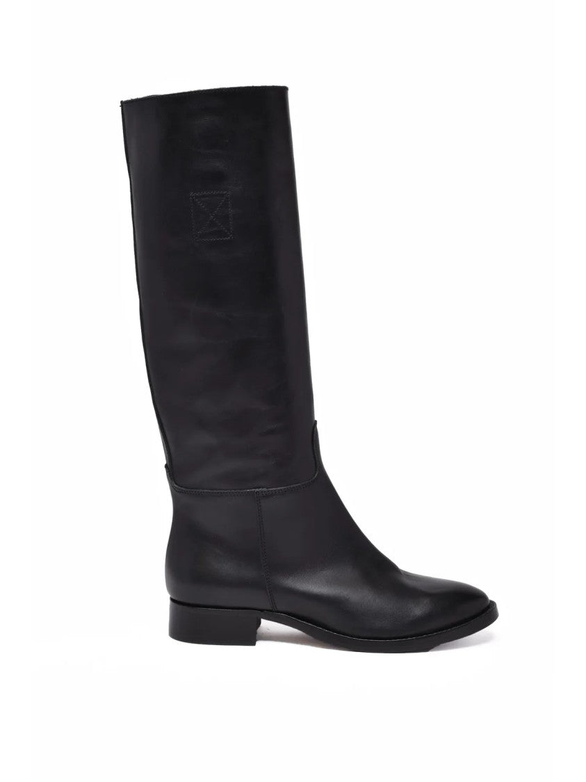 Ame Black Leather Sonja Boots