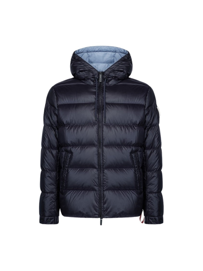 After Label Verbier Short Quilted Black Nylon Down Jacket