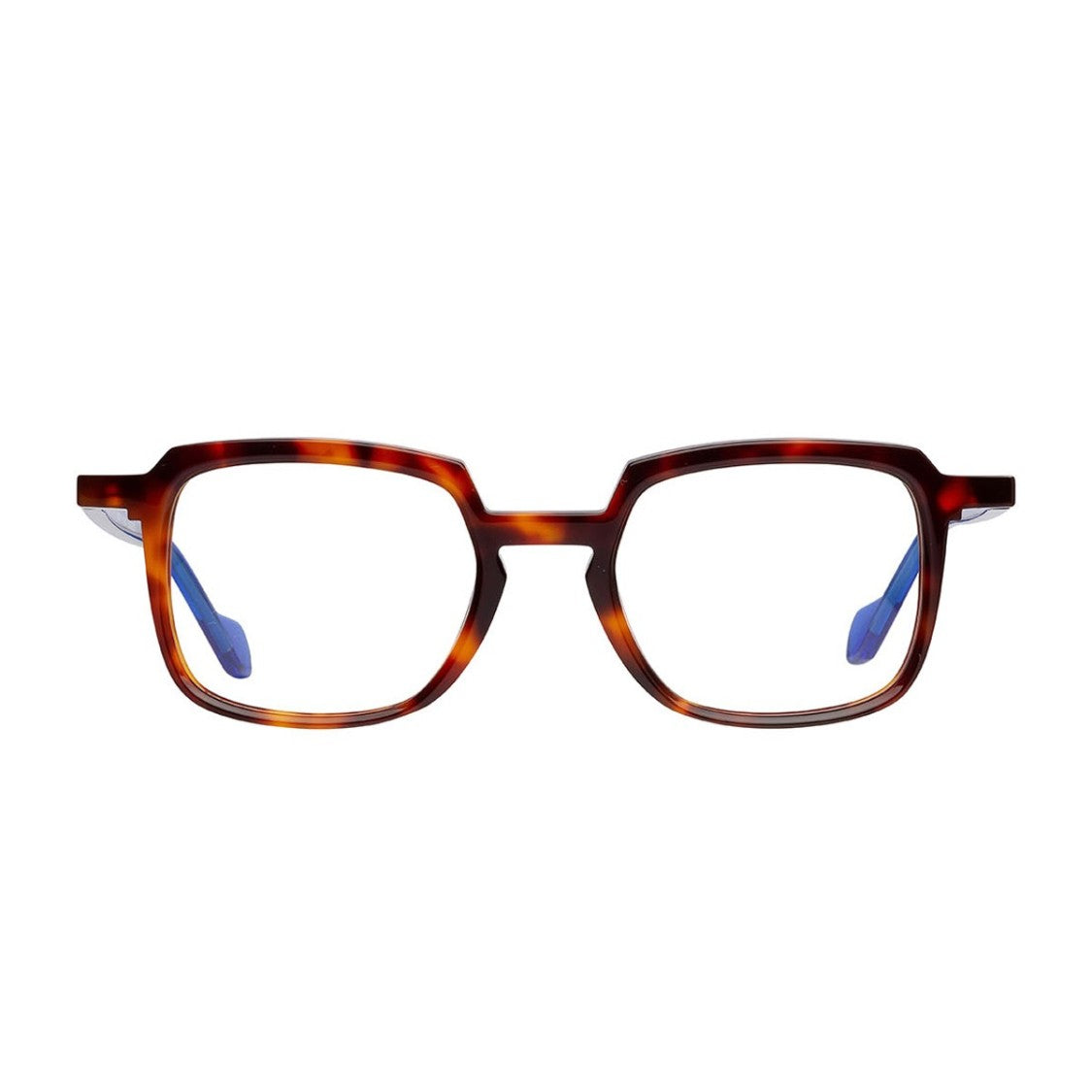 Matttew Havana Spike Acetate Rectangular Sunglasses