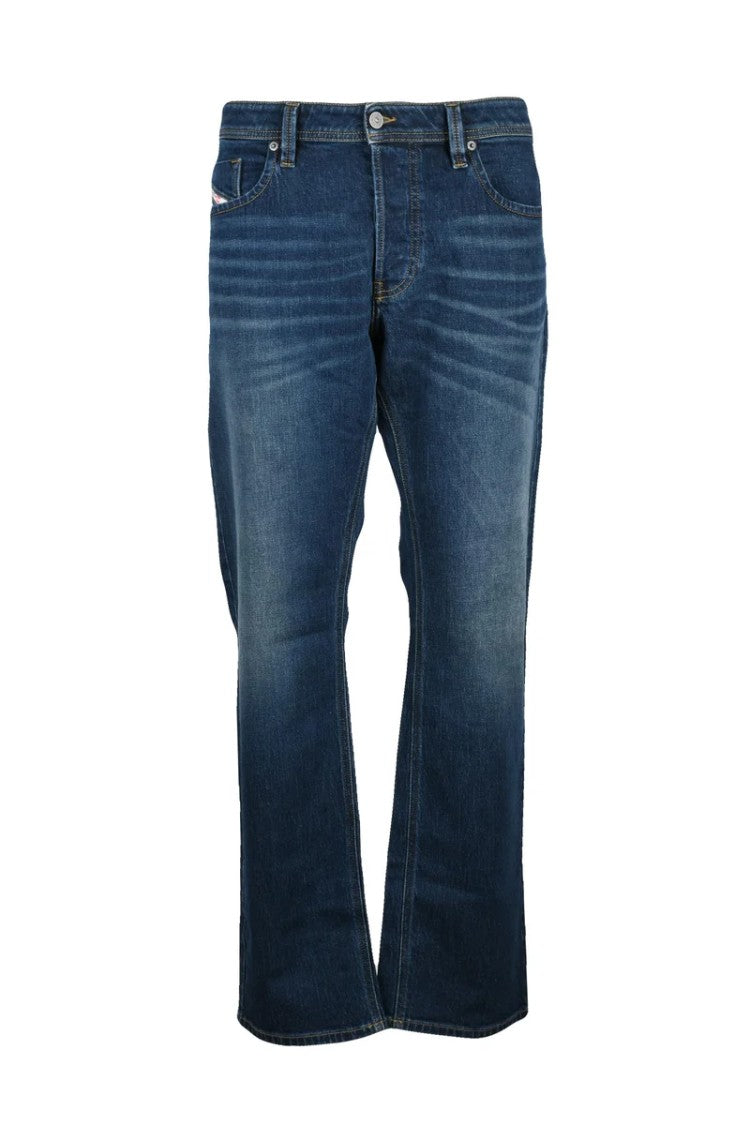 Diesel Blue 1985 Larkee Straight Cotton Elastane Jeans