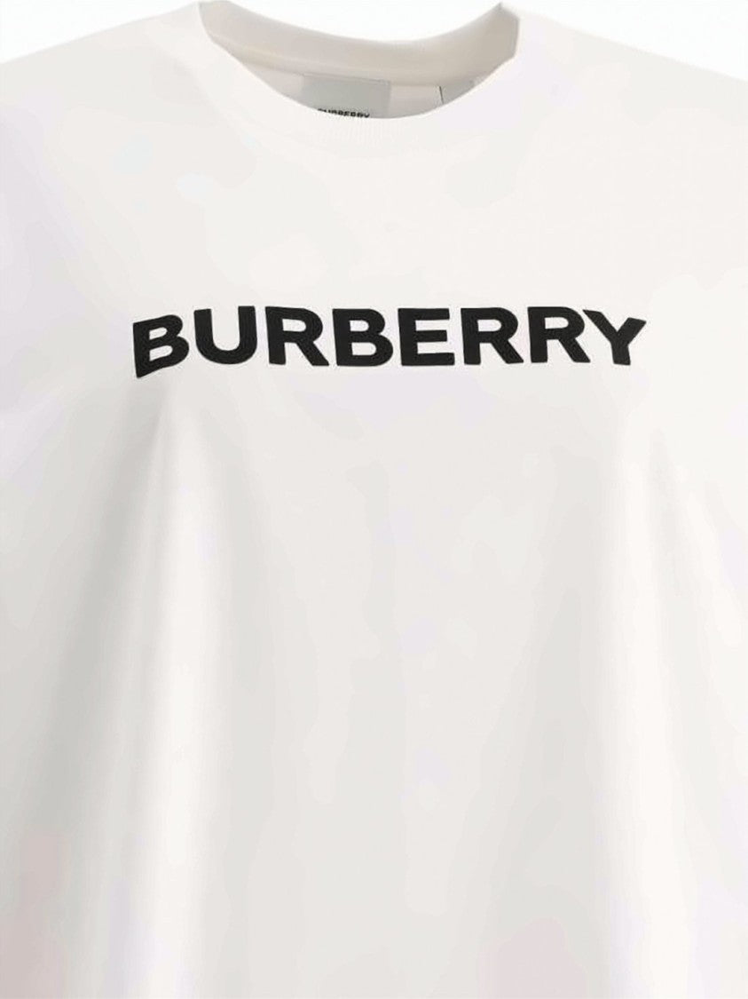 Burberry Crew Neck T-Shirt With Bold Logo