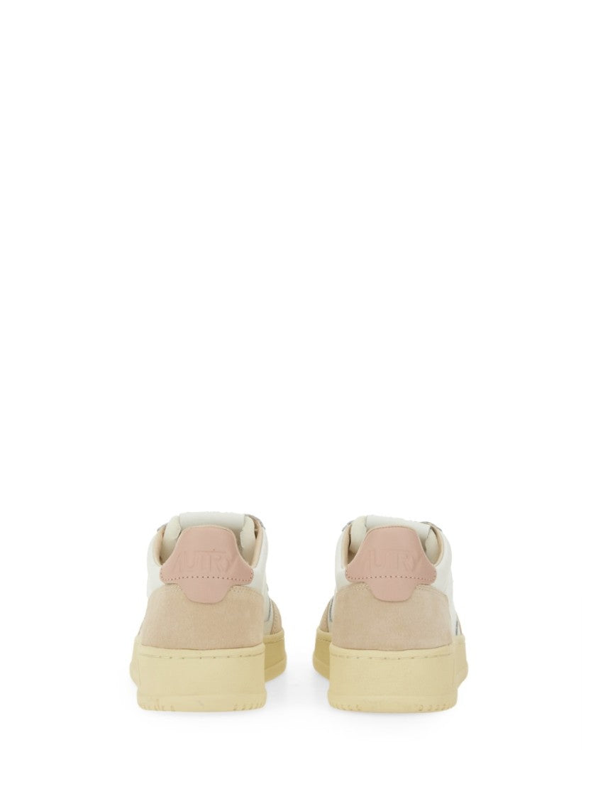 Autry Medalist Low Leather Suede Low-Top Sneakers