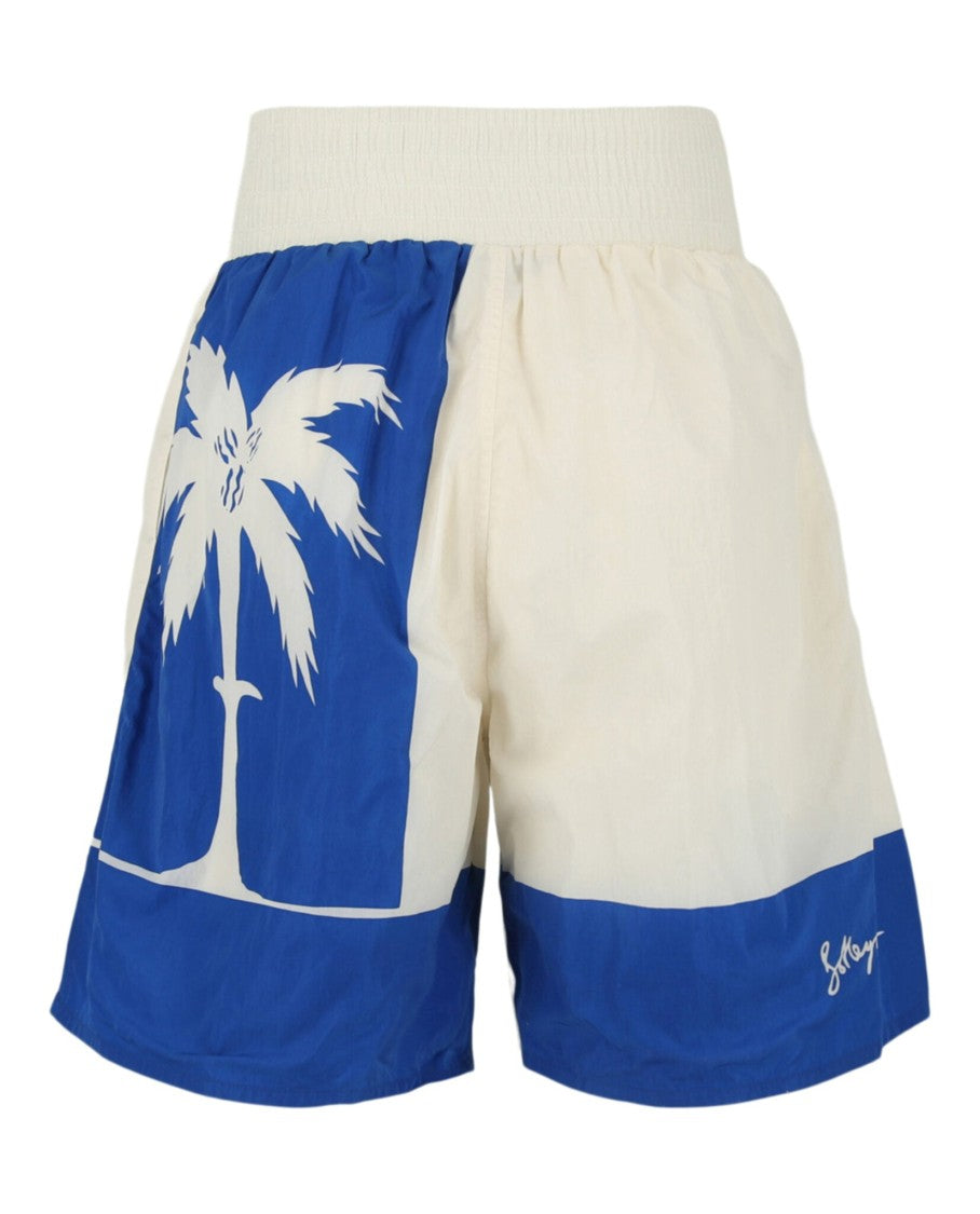 Bottega Veneta Tropical Print Shorts