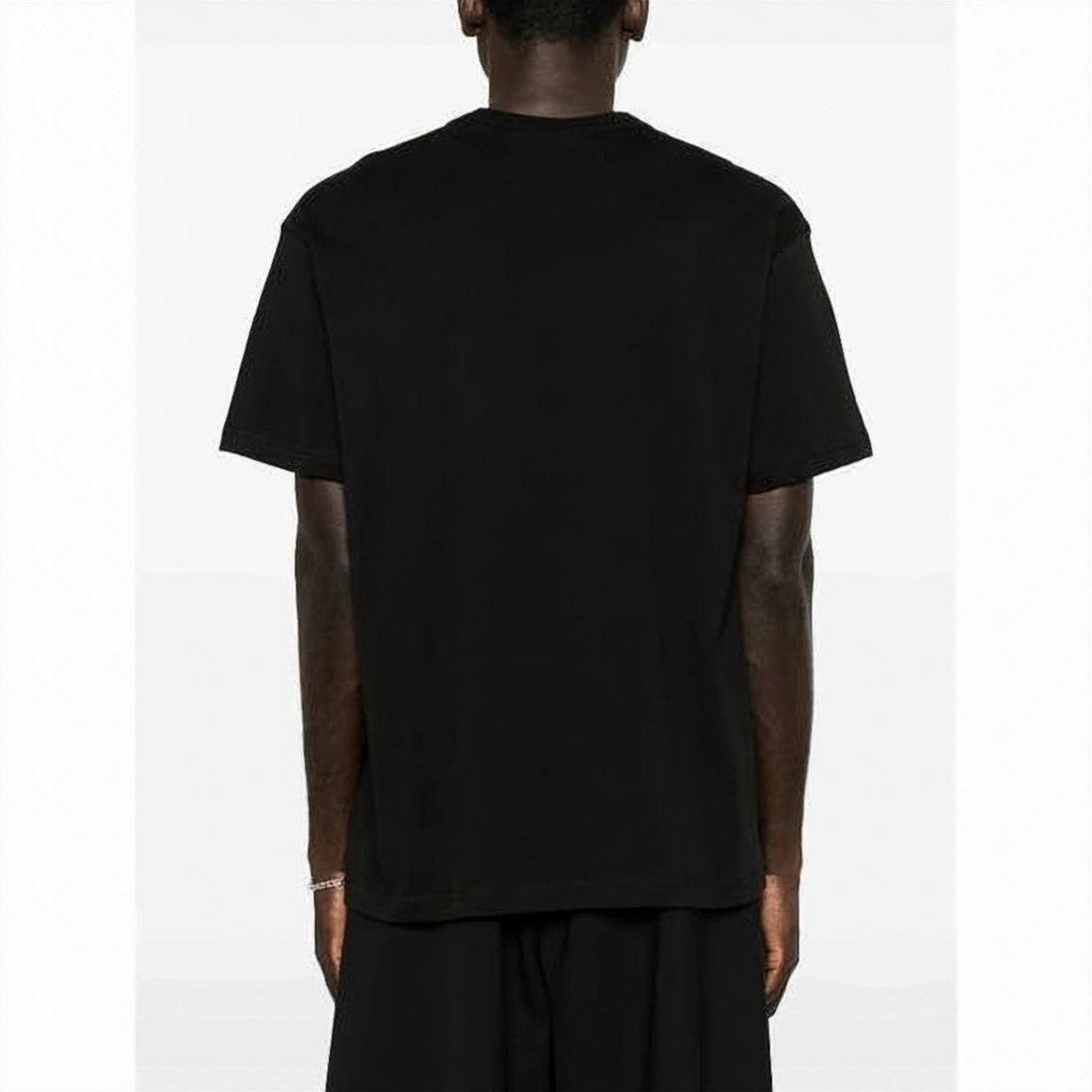 Versace Graphic Print Black Short-Sleeve T-Shirt