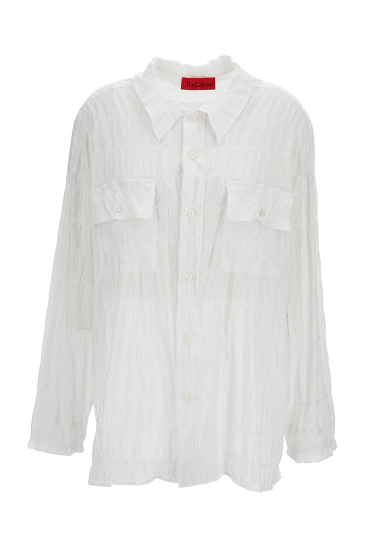 The Latest Daria Crinkled Cotton Shirt