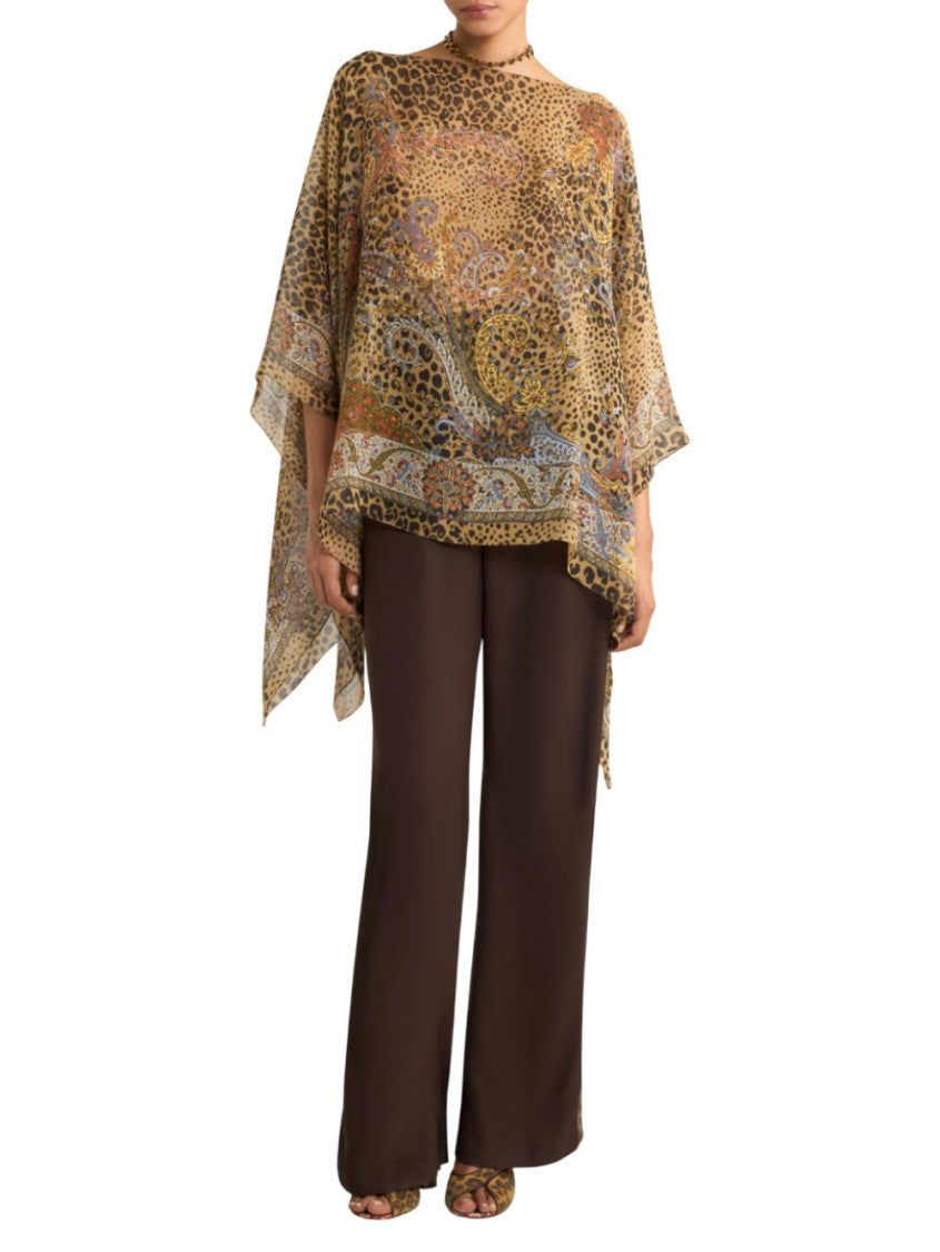 Etro Silk Boat Neck Jacket