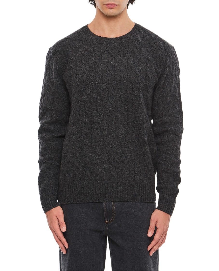 Polo Ralph Lauren Textile Braided Knit Long-Sleeve Sweater