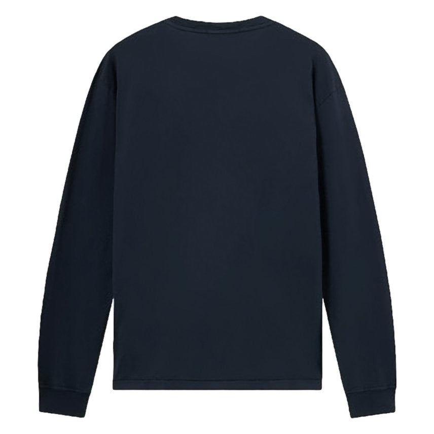 Stone Island Long-Sleeve Black T-Shirt With Minimalist Design
