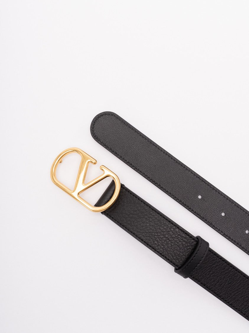 Valentino Garavani `Vlogo Signature` Leather Belt