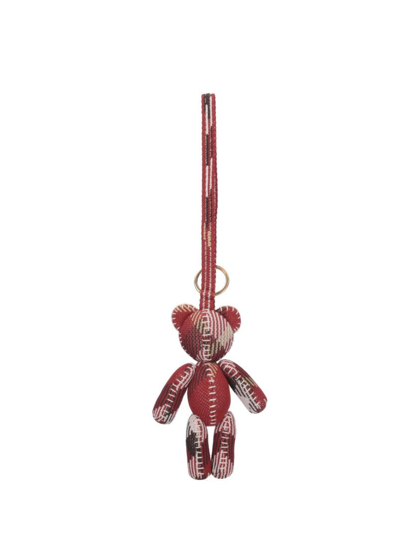 Burberry "Thomas" Bear Keychain – Red