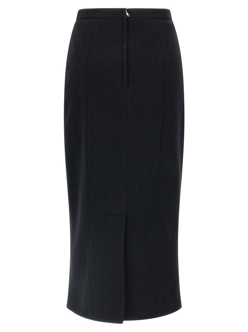 Dolce & Gabbana Wool Sheath Skirt