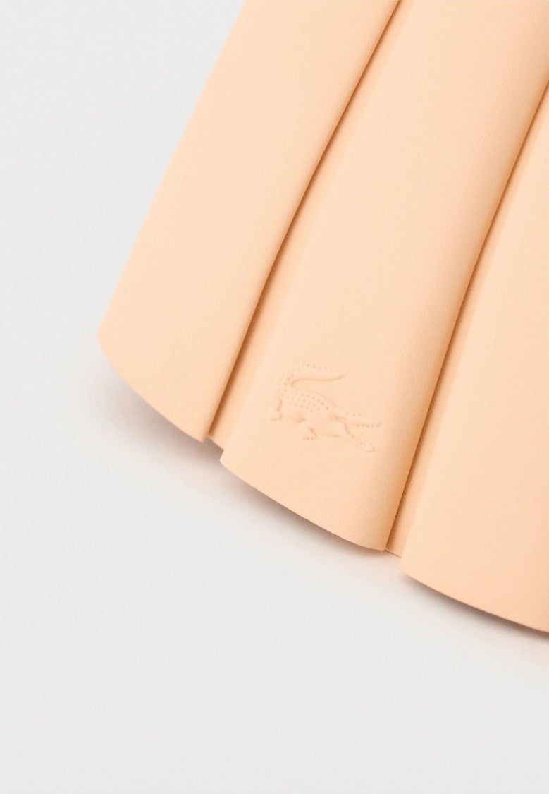 Lacoste Pink Lenglen Leather Shoulder Bag