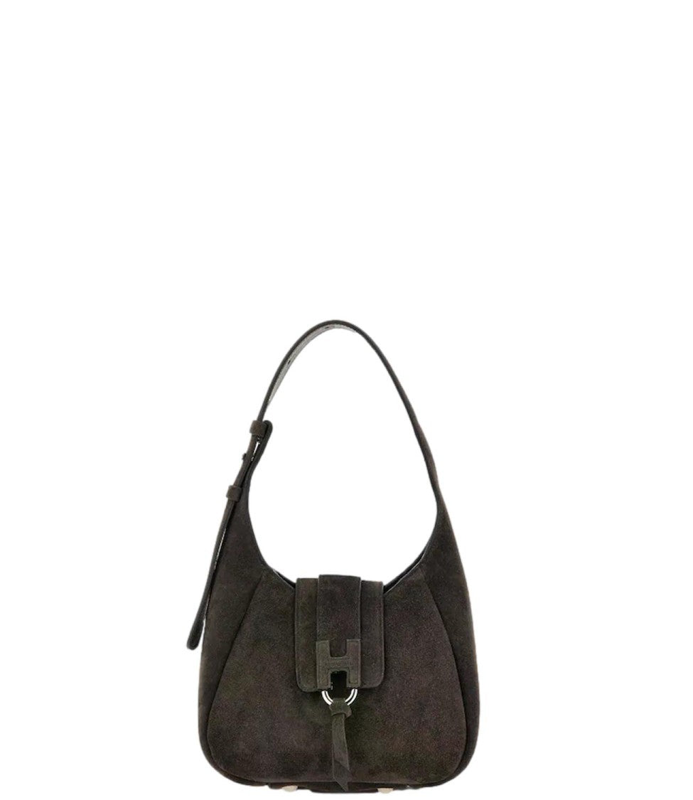Hogan Rosewood H01x Wool-Blend Hobo Bag