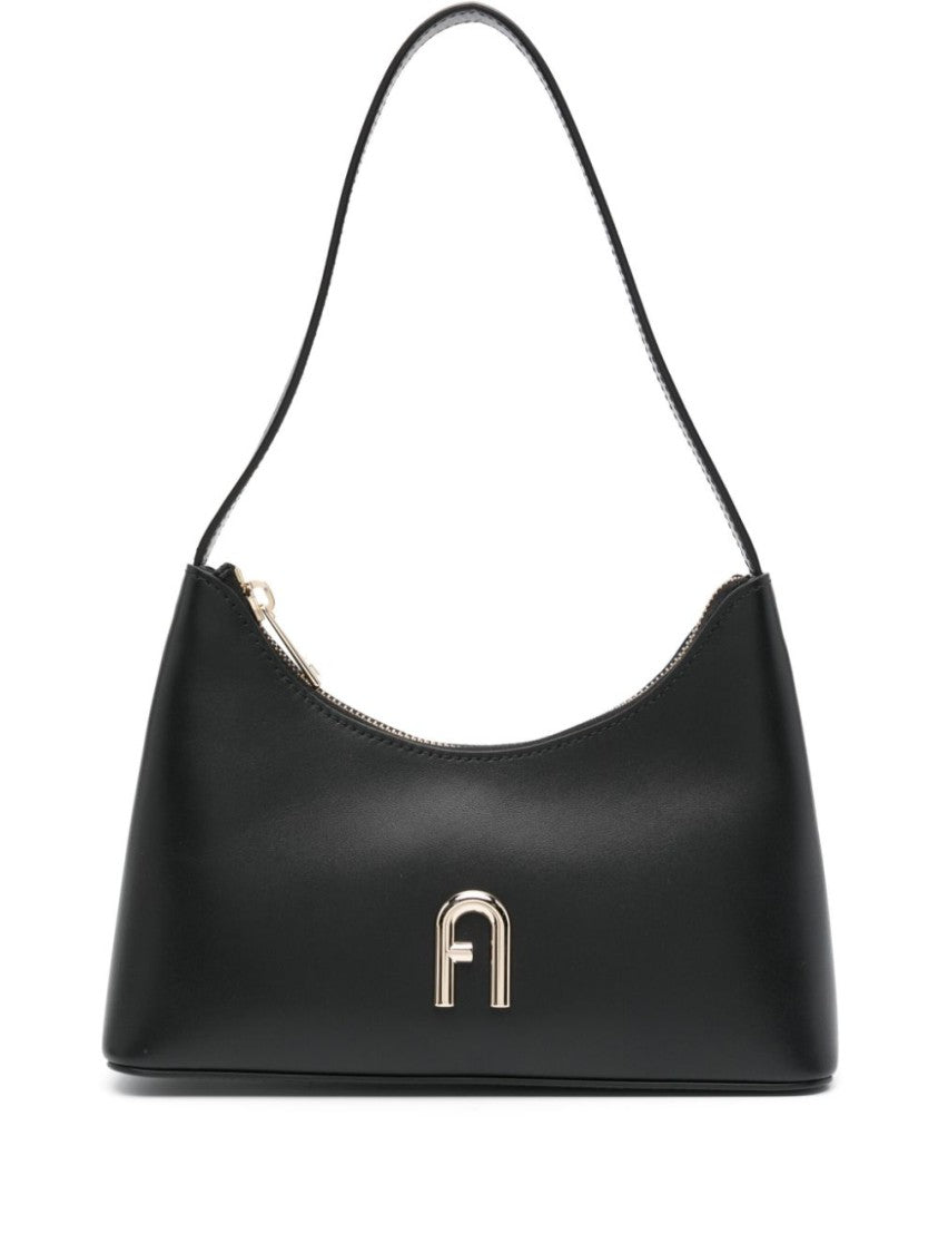 Furla Diamond Mini Leather Shoulder Bag