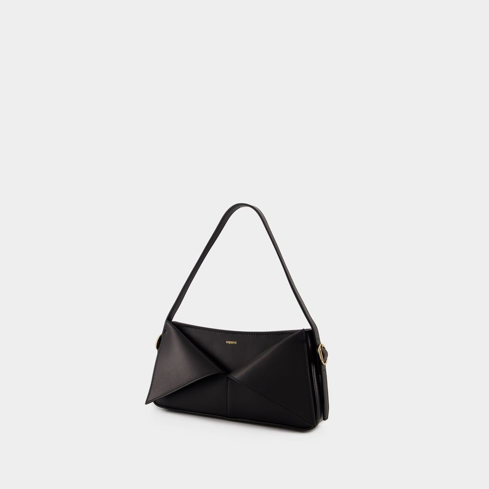 Coperni Belt Baguette Bag Purse - Leather - Black