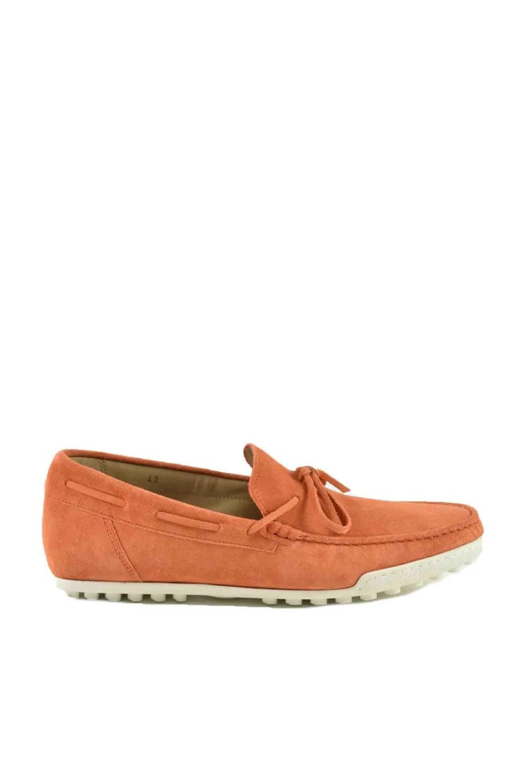 Calo Leather Loafers With Decorative Bow And Moccasin Toe