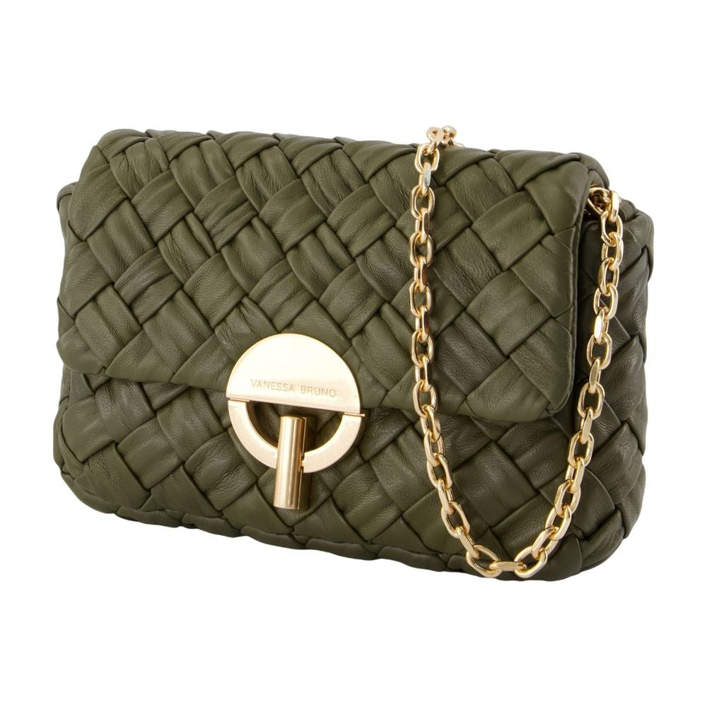 Vanessa Bruno Nano Moon Shoulder Bag - Leather - Brown