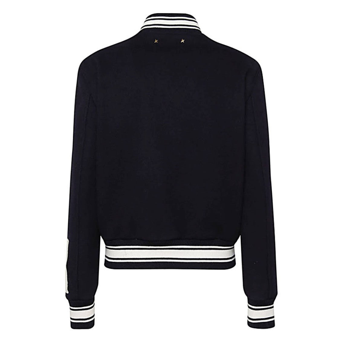 Golden Goose Black Wool Blend Bomber Jacket