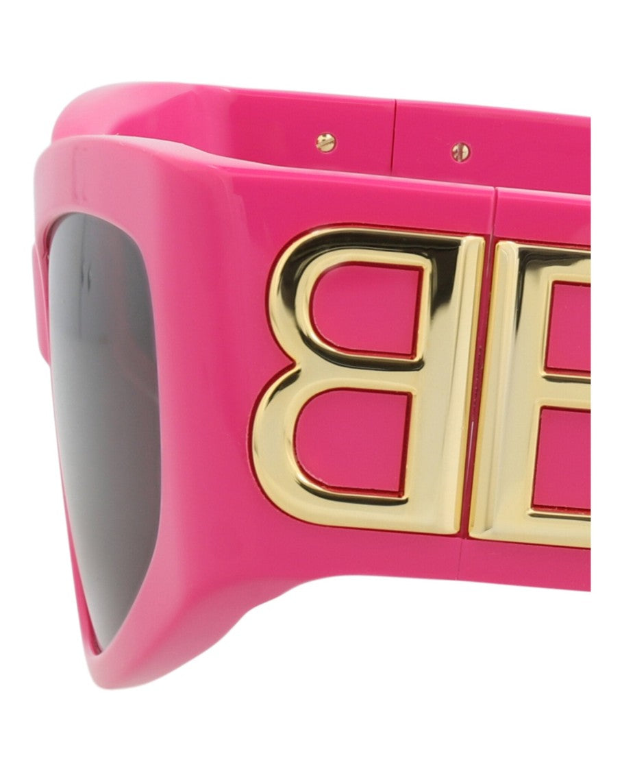 Balenciaga Cat Eye-Frame Sunglasses In Vibrant Pink Recycled Acetate